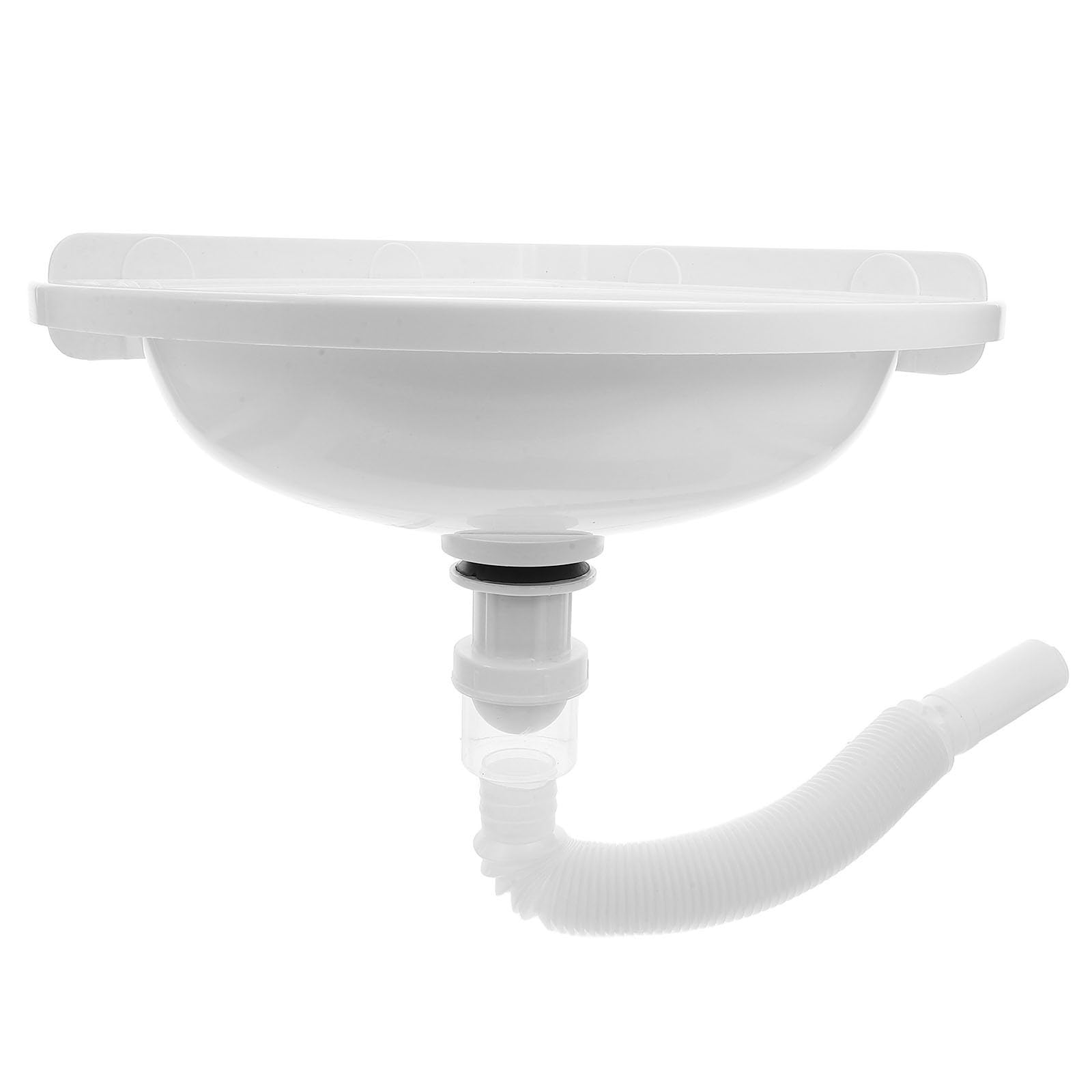 Lavabo triangular pequeño Outanaya para ganar espacio en baños mini