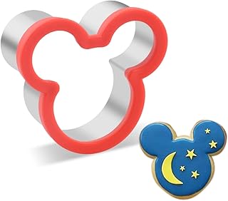 Mickey Mouse Cookie Cutter, Metal Mickey Mouse Sandwich Cutter for Baking, Large Cartoon Characters Cookie Cutter 4.1 Inch