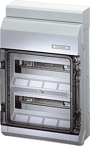 Preisvergleich Produktbild Hensel 4012591620488 KV 9224M Kleinverteiler Aufputz Anzahl Teilungen = 24 Anzahl Reihen = 2 Inhalt