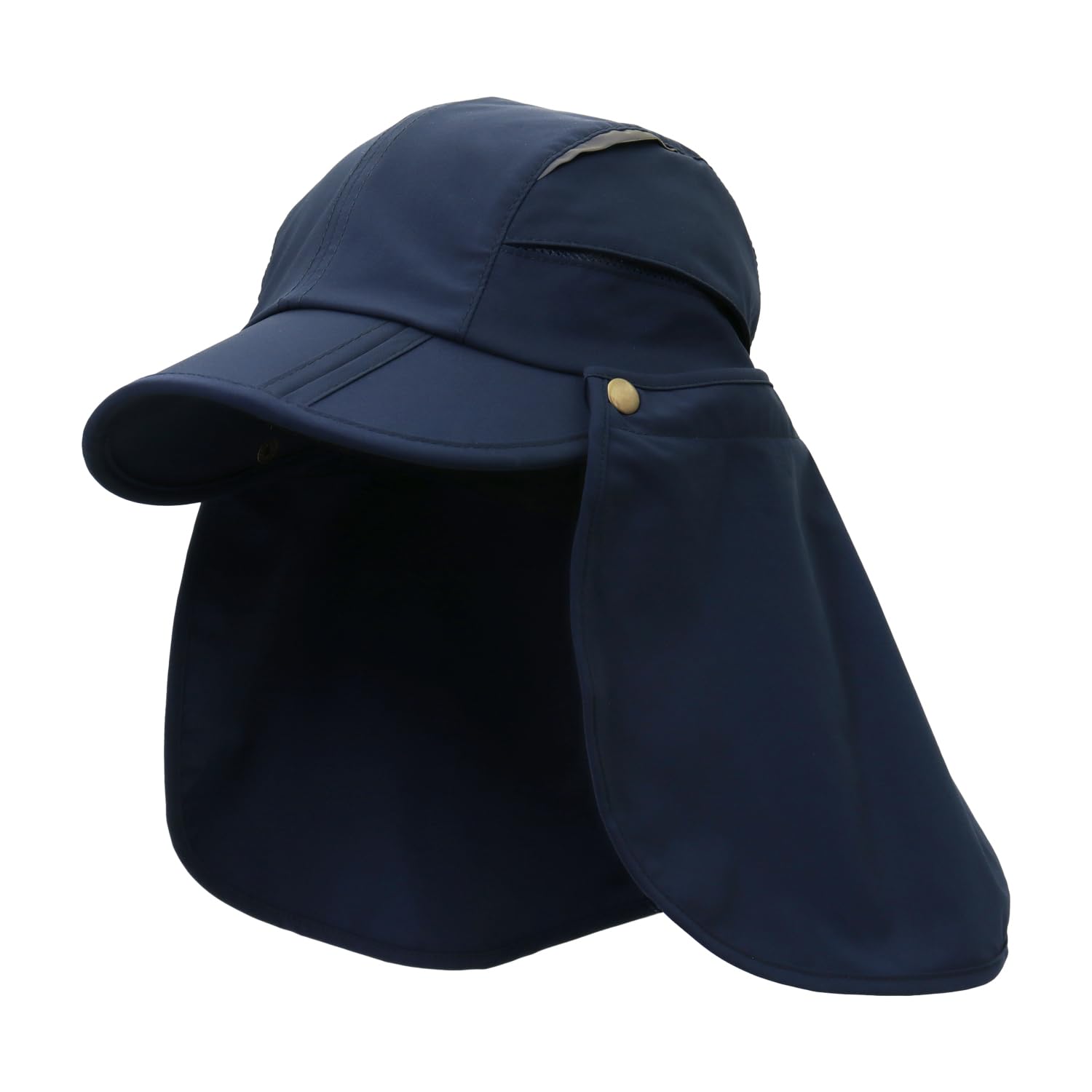 Men Women Safari Fishing Sun Cap with Removable Neck Flap UPF 50+ UV Protection Quick Dry Breathable Hats
