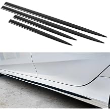 4Pcs Car Side Door Body Molding Trim Compatible for Hyundai Kona Hybrid/Electric/N SUV 2018-2025, Guard Strip Glossy Anti Collision Polyurethane Protector Overlay