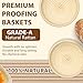 Sourdough Starter Kit | Complete Sourdough Bread Baking Supplies & Sour Dough Bread Making Kit with Proofing Baskets (8.5