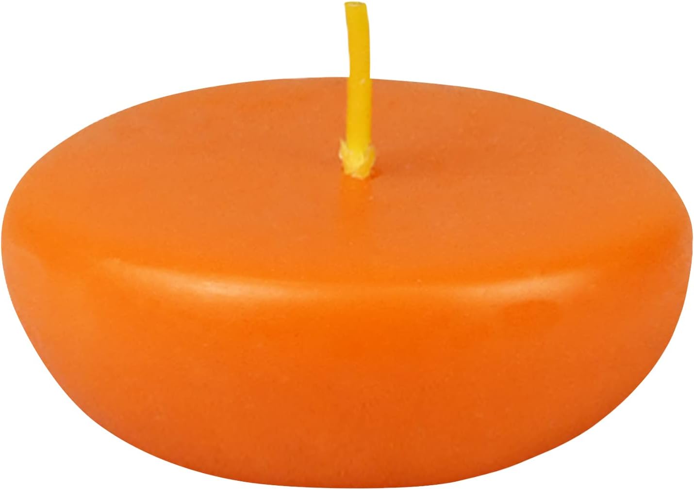 Zest Candle 24Piece Floating Candles, 2.25Inch, Orange