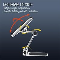 Vista 6 de Soporte para Teléfono de Coche, Soporte de Teléfono para Coche, Soporte Universal Manos Libres para Teléfono Celular de Automóvil con Brazo Plegable