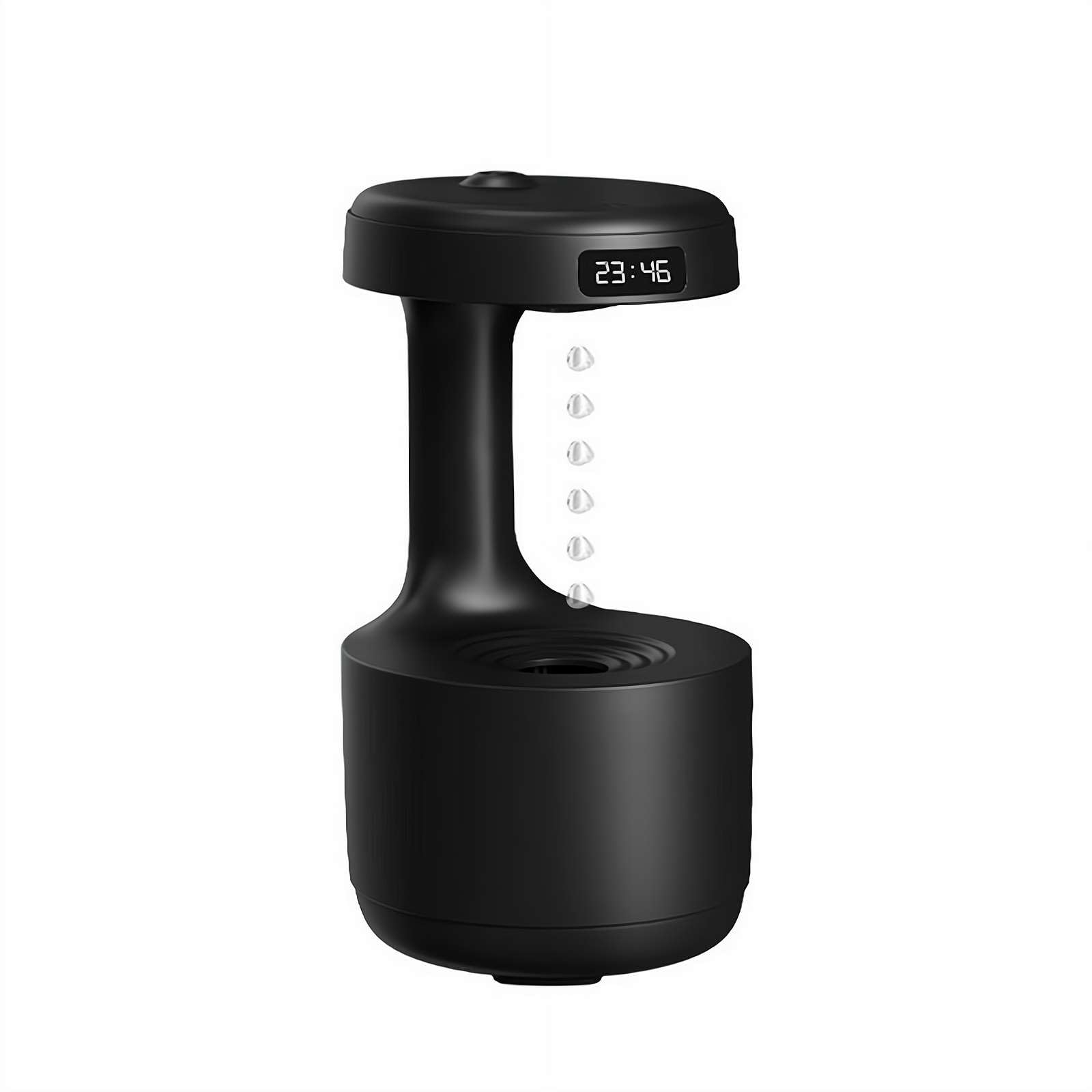 Mushroom Anti Gra-vity Humidifier - humidificador anti gravedad de gota with Suspended Water Drop Clock Large Capacity Aroma