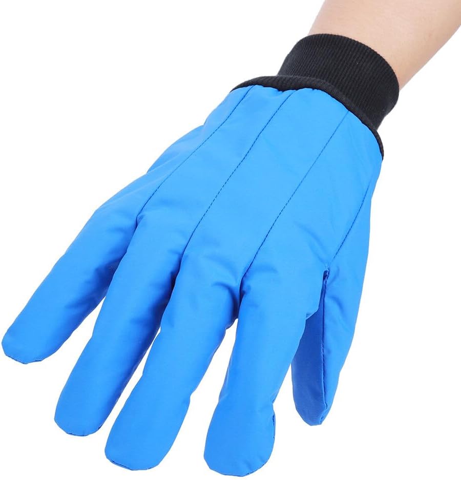 Cryogenic Gloves LN2, Low Temperature Protective Work Gloves - 200°C to- 360°C Liquid Nitrogen Protective Glove for Dry Ice Freezer Cold Weather