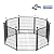 Garden Fencing 48 inch High, 8 Panels Total 17.7Ft(L). Garden Fence with Gate, Flower Bed Fencing, Dog Fences for The Yard, Dog Digging Fence Barrier (No Gate)