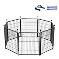 Garden Fencing 48 inch High, 8 Panels Total 17.7Ft(L). Garden Fence with Gate, Flower Bed Fencing, Dog Fences for The Yard, Dog Digging Fence Barrier (No Gate)
