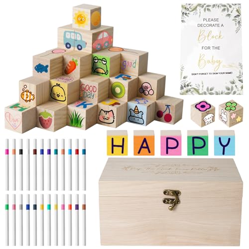 Lot de 78 Jeux de Fête Prénatale, Baby Shower Games, Les Jeux de Deco Baby Shower les Plus Drôles, pour DIY, Peinture, l'artisanat, Adapté aux Fêtes de Naissance Garçons et Filles
