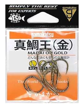 Amazon | がまかつ(Gamakatsu) 真鯛王 金 16号 | Gamakatsu