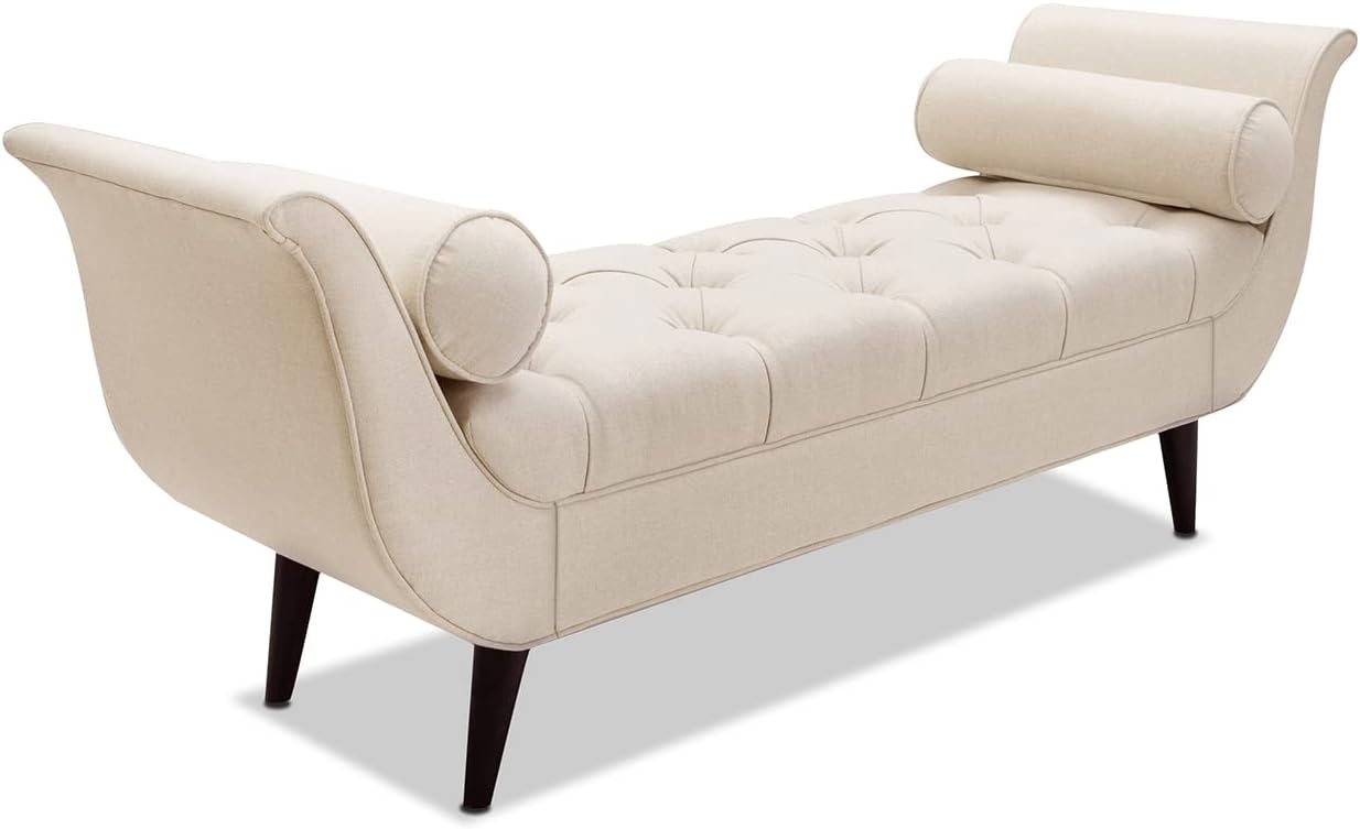 Jennifer Taylor Home Alma Entryway Bench, Sky Neutral