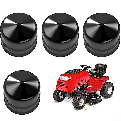 4 tapas de eje de tractor de césped, 532104757, tapa de cubo para eje para Craftsman, evita que la suciedad entre en el eje del cubo de la rueda para cortacésped, tractor de césped
