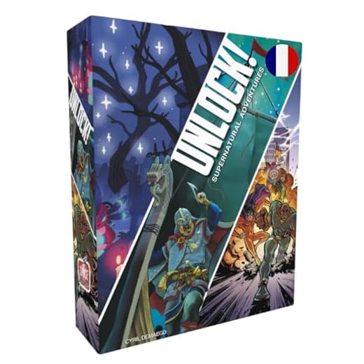 Unlock 12 Supernatural Adventures - Juego de mesa de 1 a 6 jugadores - 10 años y más - Versión francesa, SCUNL12FR – Versión Francesa