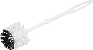 Toilet Brush PPN Black / White Plastic Round Head