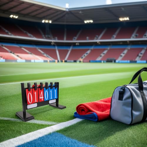 Marcador portátil multifuncional para deportes 6 dígitos miniatura 6