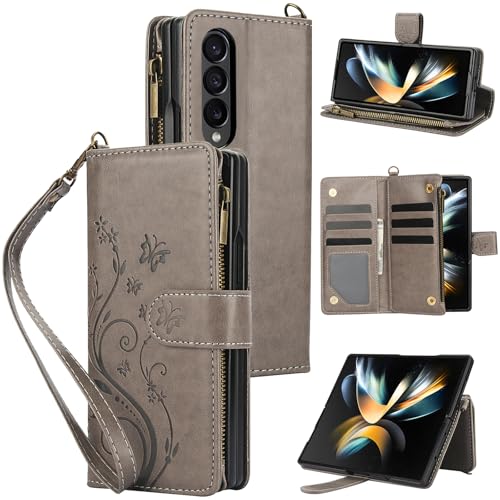 Coque Samsung Z Fold 3 YM020 gris : étui de protection conçu pour smartphone pliant