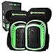 Knee Protector - Knee Pads for Work Thigh High Professional Gel Knee Pads Heavy Duty for Construction, Flooring, Gardening and Cleaning. Best style knee pads for comfort, protection and durability.