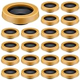 Marsui 20 Pack Toilet Wax Ring Thick Toilet Bowl Wax Ring Gasket for 3-inch/4-inch Waste Line - Gas, Odor and Watertight Seal