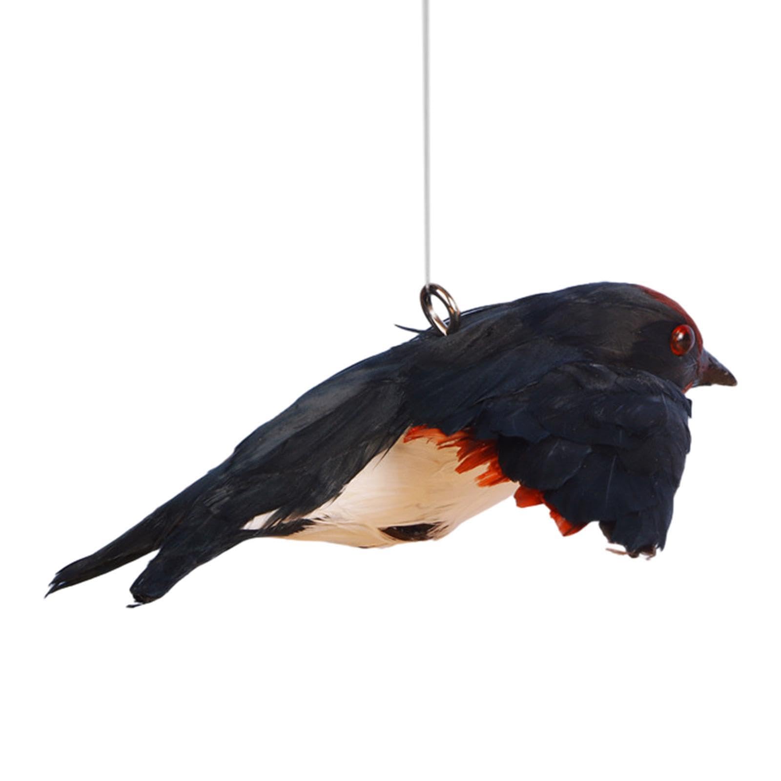 PIXZCSA Wall Hanging Bird Decoration With Vivid Shape Modern Bird Craft Artistic Swallow Wall Hanging For Contemporary Homes Statues And Figurines Indoor