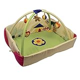 Das Besondere bei dieser Decke - die Seiten können mit Klettbändern hochgestellt werden