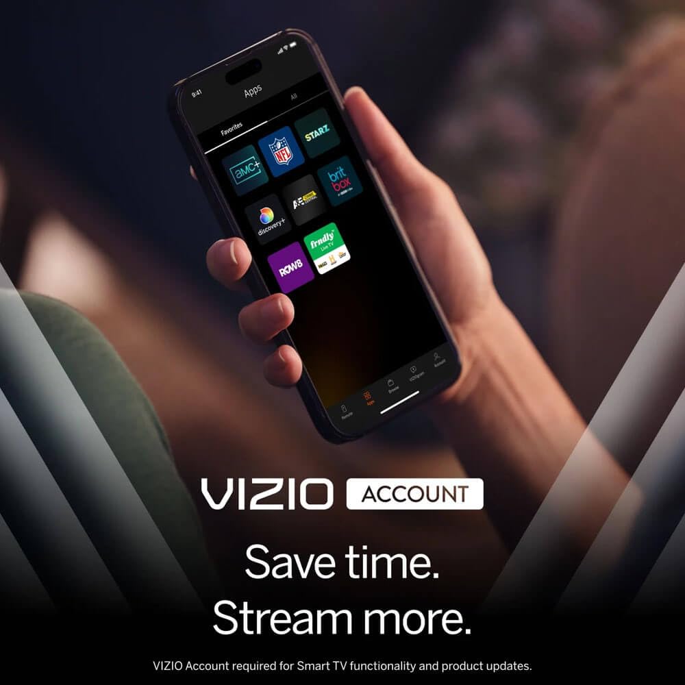 Vizio 86-Inch 4K UHD LED Smart TV Bundle - Dolby Vision, HDR10+, VRR, Bluetooth, Alexa Compatible, Voice Remote with UAX HDMI Cable, 12-Month CPS Protection.