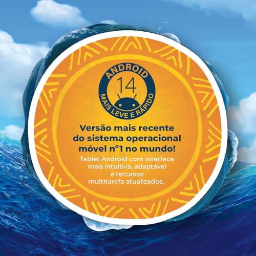 Tablet Positivo Vision TAB 7 Moana - Processador Octa-Core 3GB RAM 64GB Armazenamento, Tela 7” IPS,