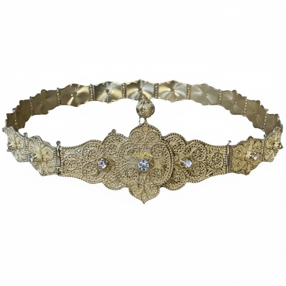 Cinturón con hebilla de metal retro Casiler para estilizar vestidos y abrigos de invierno
