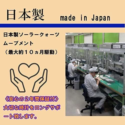 [LCREA] ソーラー 腕時計 レディース 日本製 ルクレア (OVALE/ゴールド, 本リザード革ベルト/LC2003-GPTB