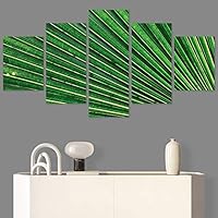 SIGNWIN 5 Panel Canvas Wall Art Modern Art Abstract Closeup Industrial Modern Art Multicolor Patterns for Home Decorations Ready to Hang - 60