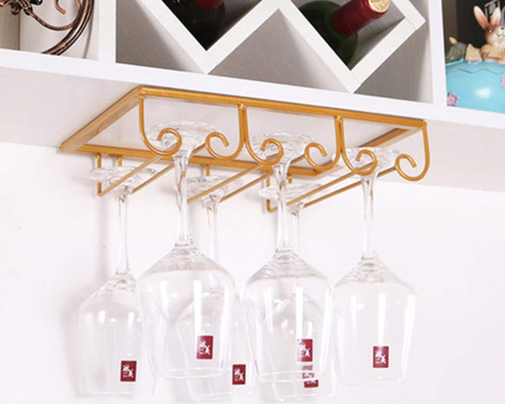 Genérico BotelleroEstante para Copas de Vino - Estante para Copas de Vino Al revés Estante para vinos para el hogar Decoración de gabinetes para vinos Estante para Copas Estante para Copas de Vino CR