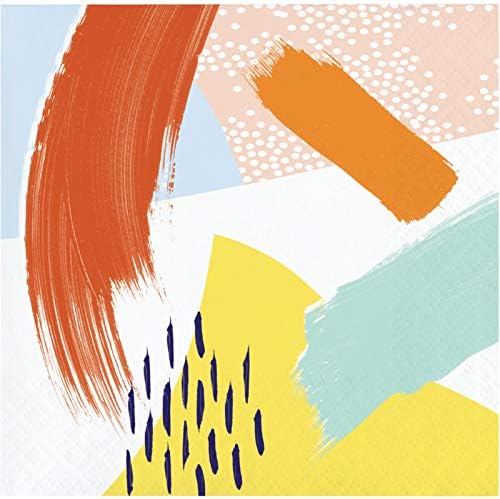 Baxters Party Bundle Luxury Napkins Bulk Abstract Beverage 3 Ply, 288 Napkins