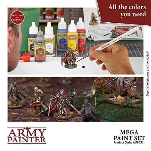 The Army Painter Miniature Painting Kit with Wargamer Regiment