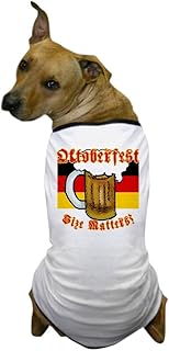 CafePress Oktoberfest Size Matters! Dog T Shirt Dog T-Shirt, Pet Clothing, Funny Dog Costume