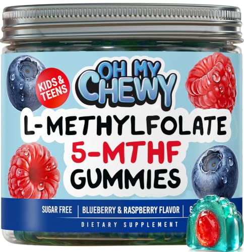 OH MY CHEWY Center-Filled Methylfolate Gummies