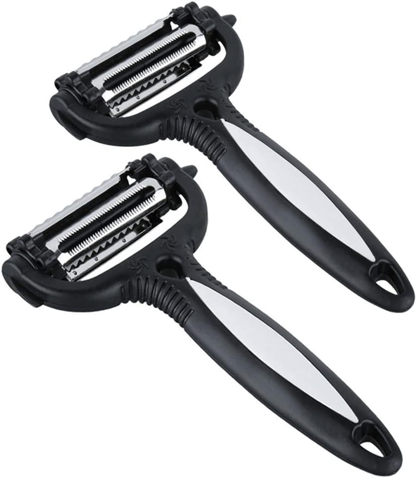 Corn Kiwi Cucumber Potato Peelers for Kitchen, 3 in 1 Blade