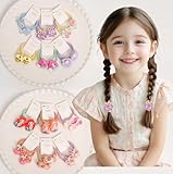 BIANHUAN 24pcs Mix Colors Girl's Elastic Hair Ties Soft Rubber Bands Hair Bands Holders Pigtails Hair Accessories for Girls Infants Toddlers Kids Teens and Children
