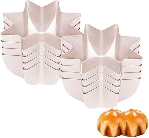 CANDeal Molde antiadherente para hornear con forma octogonal para freidora de aire, moldes para hornear pasteles de estrellas, moldes de pan de