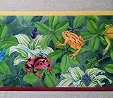 Jungle Rain Forest Frogs Wallpaper Border CC810B