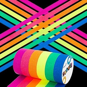 Koogel 6 Rollen Neon Gafferband Leuchtend