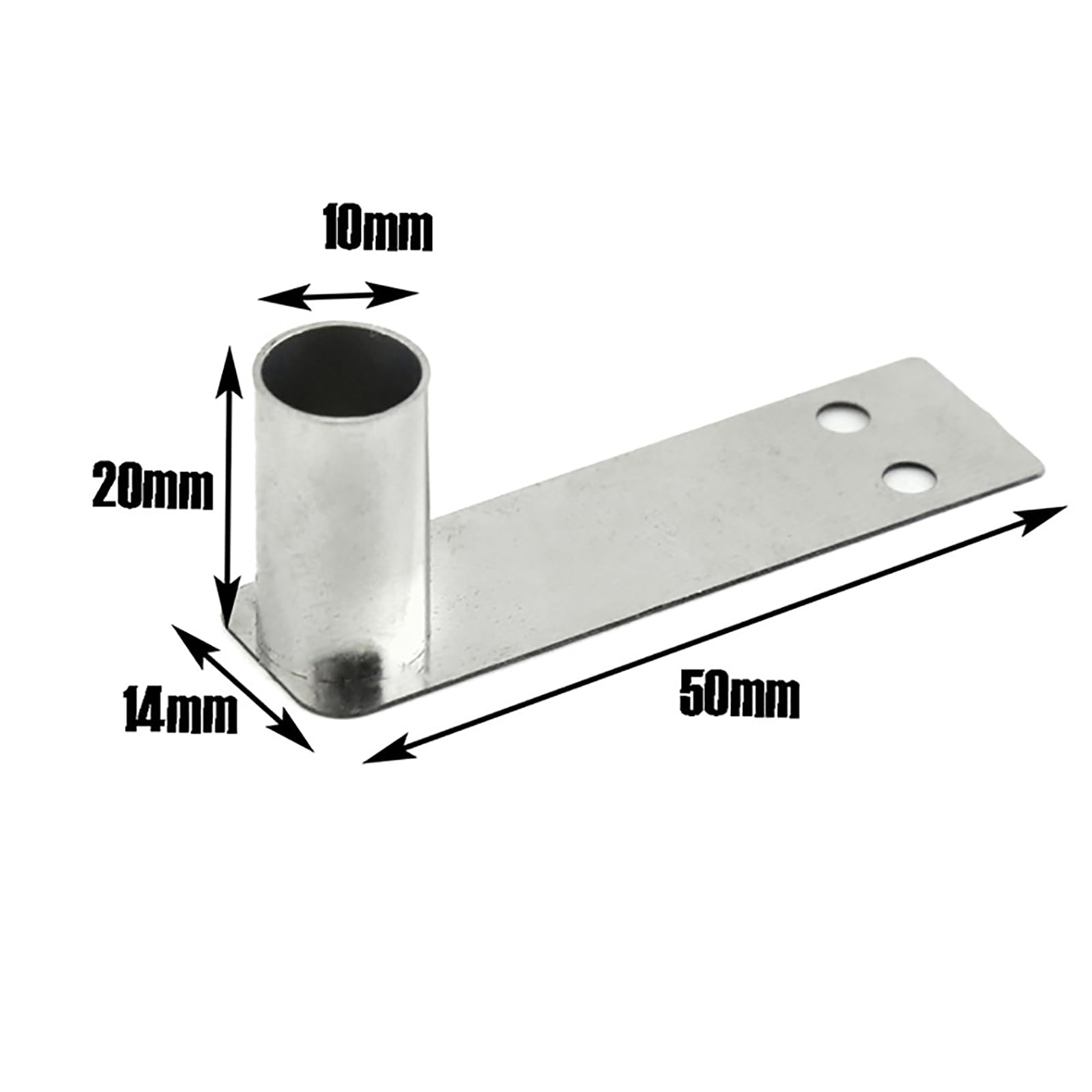 SHEAWA Exhaust Pipe (for 1/10 RC Cars) with LED Light Universal Metal Conversion Part (01)