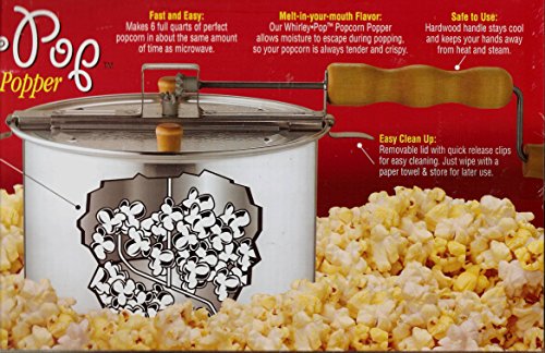The Original Whirley-Pop 3-Minute Popcorn Popper by Wabash Valley Farms - Used condition - US$45.99