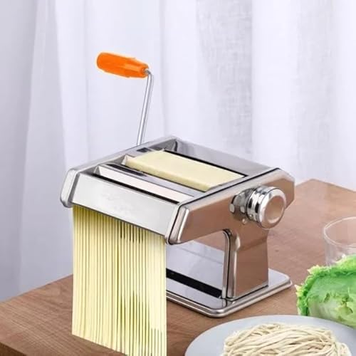 Máquina Macarrão Inox 3 Massas Lasanha Pao Ravioli Pastel Cilindro Removível