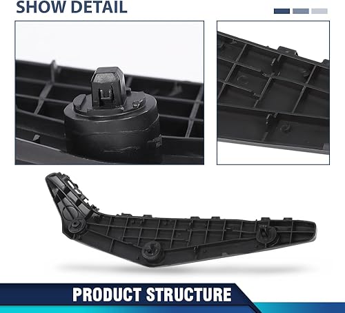 Miniatura 321 de PIT66 Soporte de parachoques delantero compatible con Hyundai Sonata 2011-2015 2 piezas soporte de parachoques delantero izquierdo y derecho