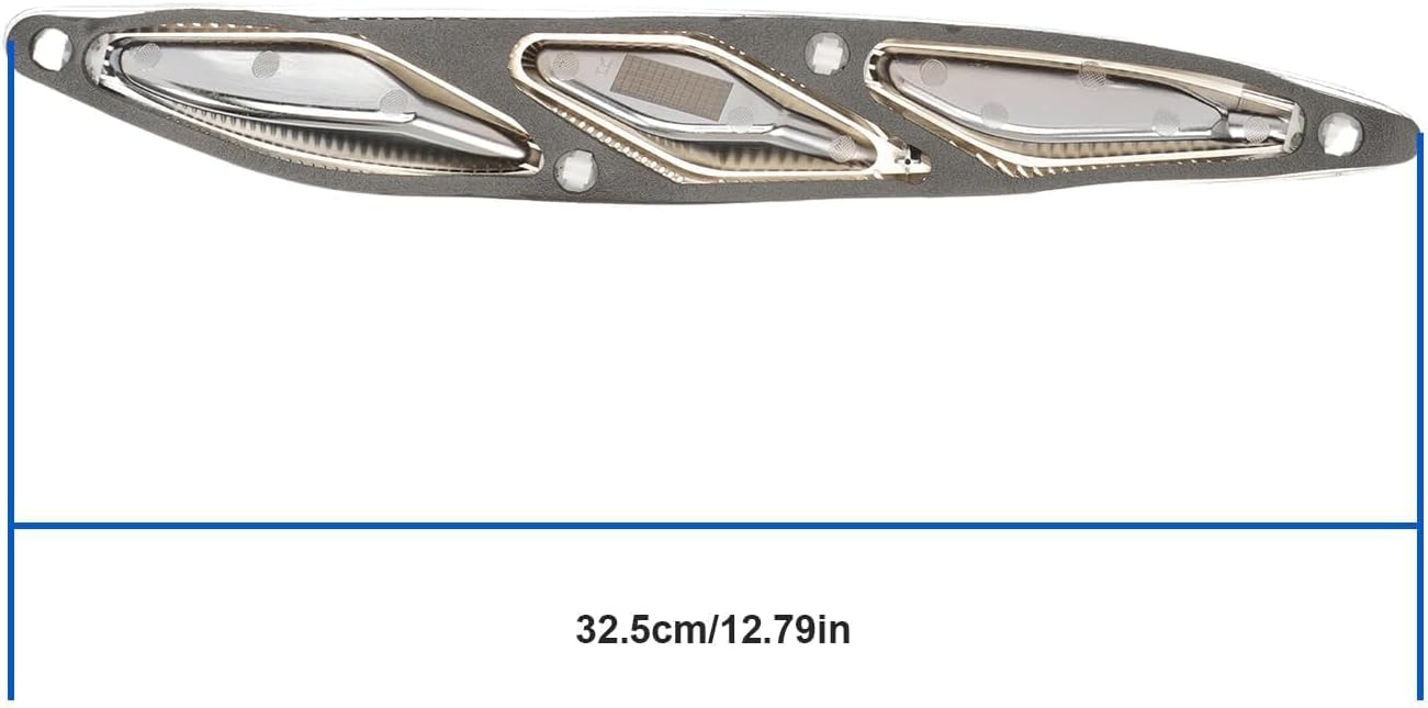 Front Hood Vents Grille Trim for Verano 2012-2016, 20811309 20811310 Engine Accessories