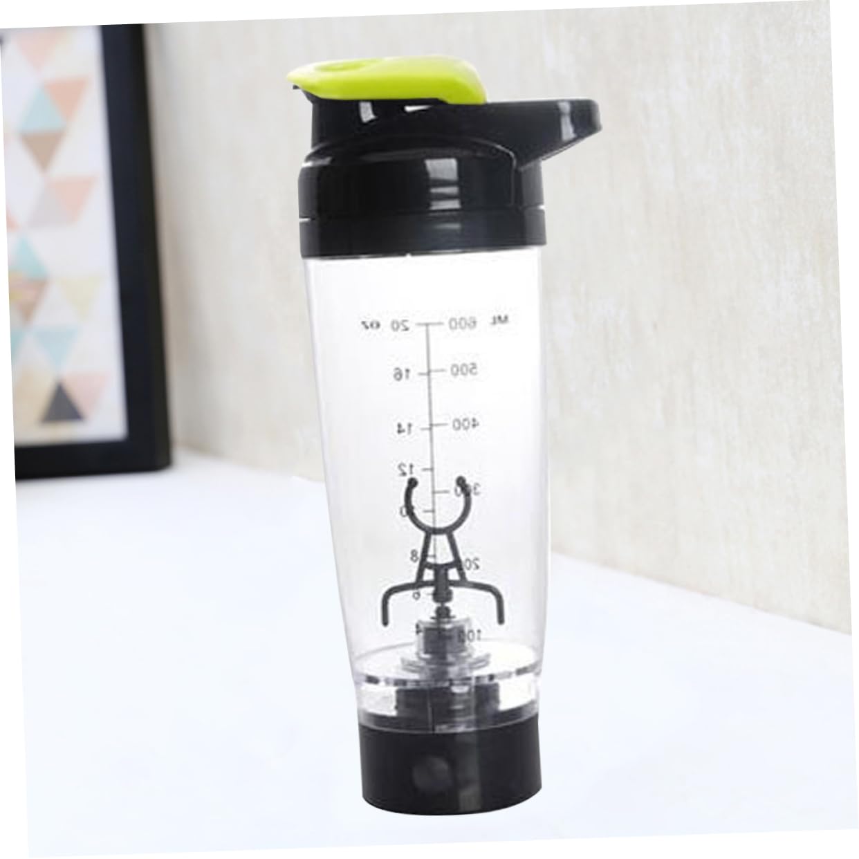 Amosfun Bicchiere Shaker Elettrico Mixer Portatile Per Proteine Con Miscelazione Automatica Batteria e Facile Da Per Fitness e Smoothie