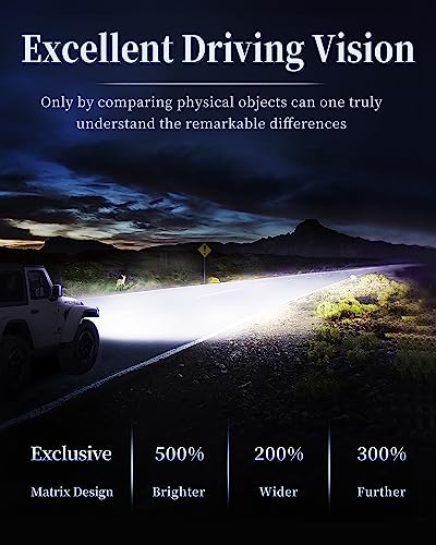 Hwstar 2022 Upgraded 180W Dot 500% Bright Anti-Glare H6054 5X7 7X6 Led Headlights,Drl Turn Signal Hi/Low Sealed Beam Compatible With Jeep Cherokee Xj Wrangler Yj Ford Chevy Gmc Toyota Nissan Dodge Etc #TOP2