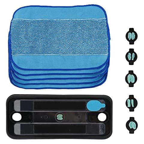JIANWEI Vacuum Cleaner Mop Pad, 11pcs Reservoir Pad Set Parts Compatible for for Irobot Braava 380t 380T 320 Mint 4200 5200, Pro-Clean Mopping Clean Reservoir Pad(as Shown) Cover
