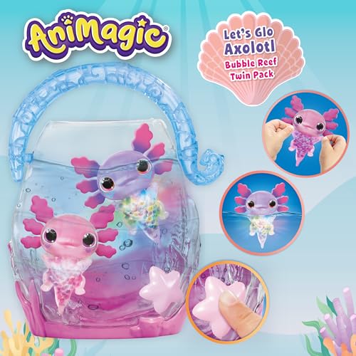 Animagic GOLIATH Pack double Axolotl Aquarium à bulles / Dès - vue 3
