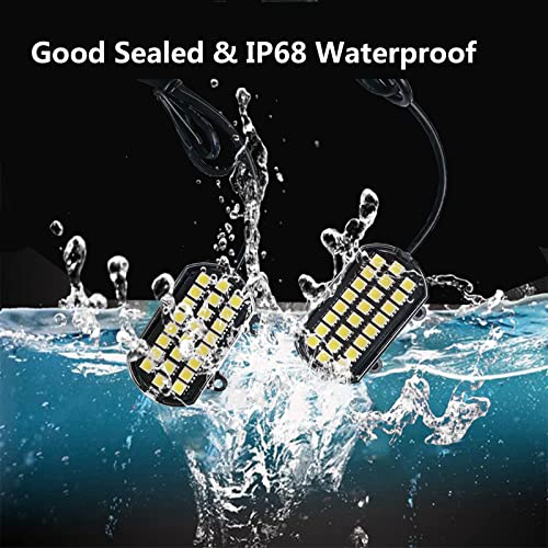 Jxofroad 8Pcs Led Strobe Lights,Red&Blue Color Roof Windshield Emergency Strobing Off-Road Front Bumper Safety Driving Warning Indicator With Rf Remote/App Zone Control #TOP1