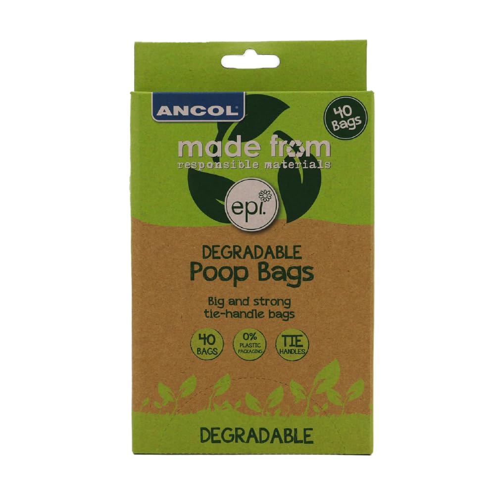 Ancol Biodegradable Poop/Waste Bags - 3 Pack Deal!